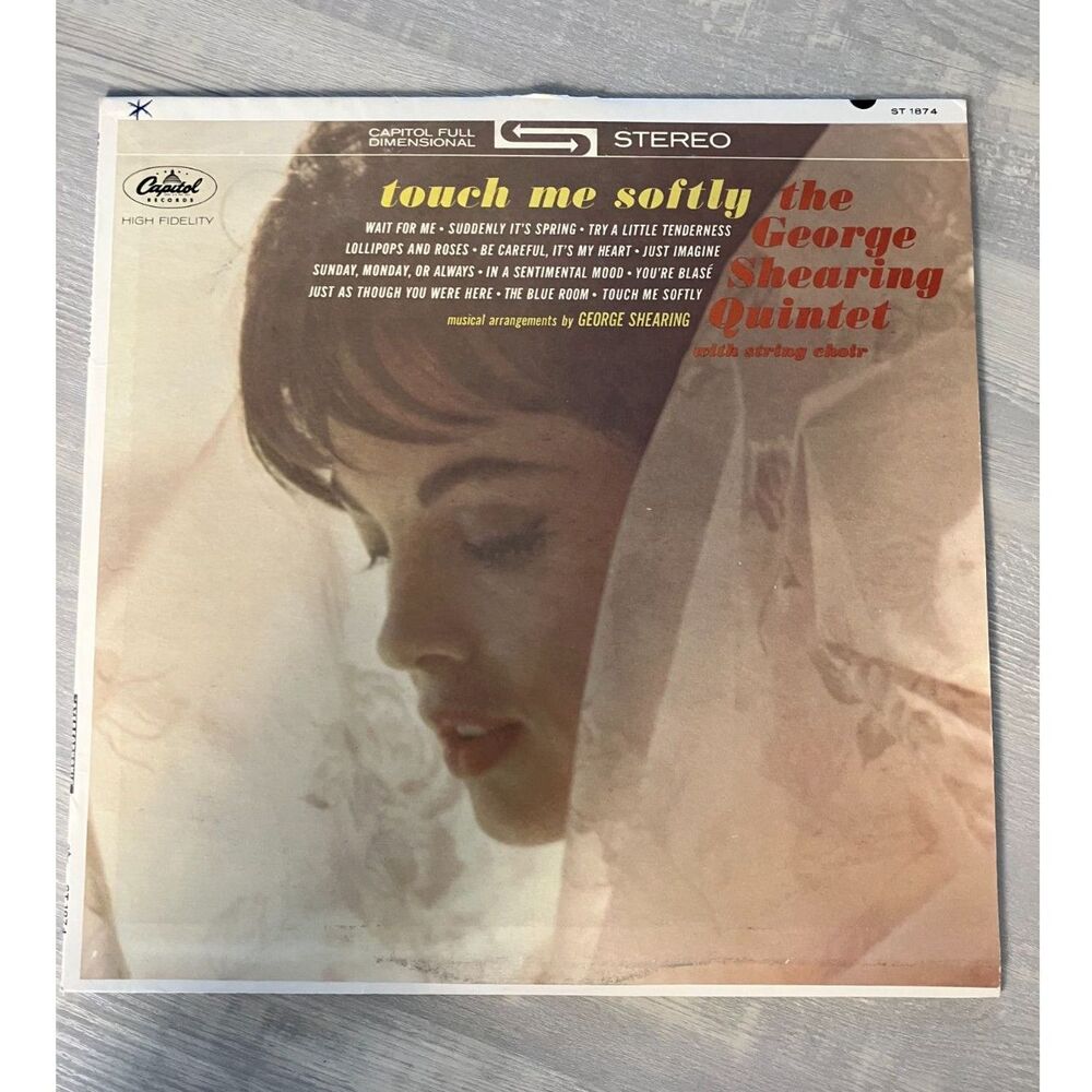 The George Shearing Quintet "Touch Me Softly" vinyl - 1963